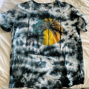 Tie-dye savage shirt